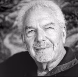 Phil Wolfson, black-and-white portrait